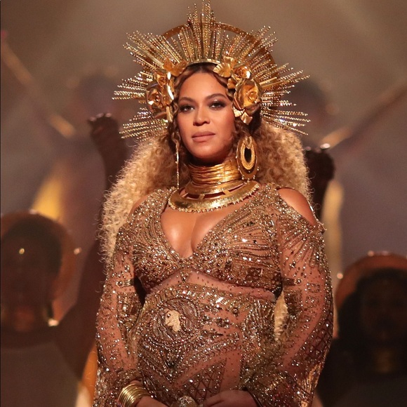 Avant Garde Gothic Cross Witchy Multi-way Gold Red Blue Head Piece Hand Crafted - Picture 6 of 11